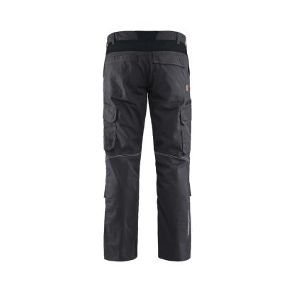 Blåkläder 1448 industri buks med knælommer stretch, mellemgrå/sort