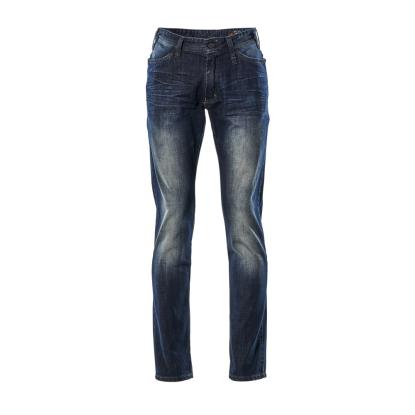 MASCOT FRONTLINE Manhatten Jeans, vasket blå denim
