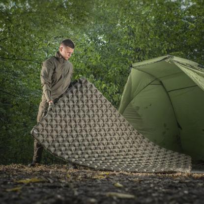 M-TAC oppusteligt liggeunderlag, 195 x 120 x 5 cm, olive