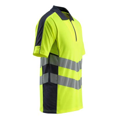 MASCOT SAFE SUPREME Murton poloshirt, hi-vis gul/mørk marine