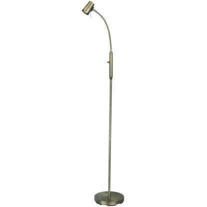 Aneta Pilot gulvlampe, H135 cm, antik messing