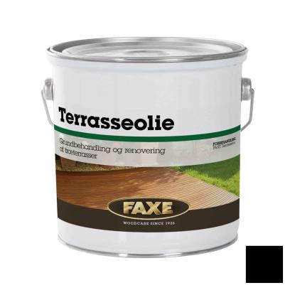 FAXE Terrasseolie, sort - 2,5 liter