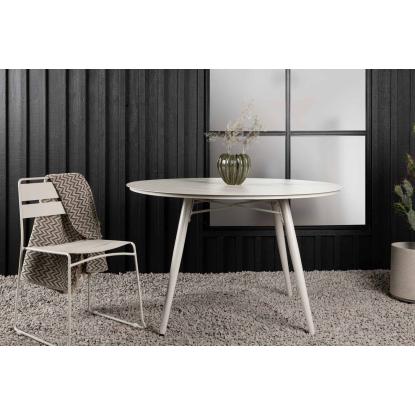 Venture Design Lina rundt havebord, beige, Ø120 cm
