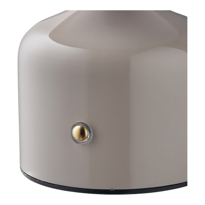 Aulla LED bordlampe, genopladelig, H13,5 cm, grå