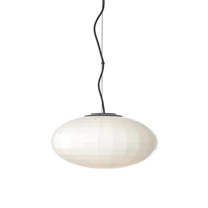 Halo Design Mesh pendel med stofledning, opal