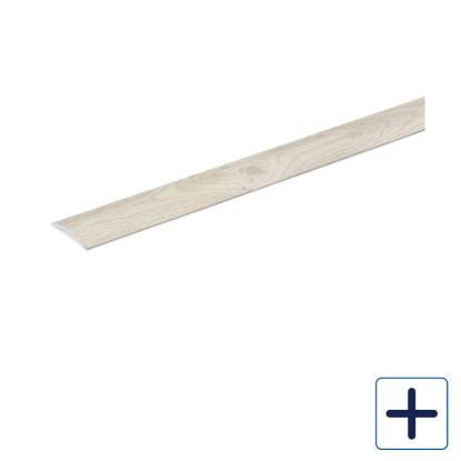 Habo SA13 selvklæbende tæppeliste, 40 x 5 mm, grå eg