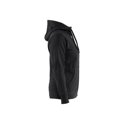 Blåkläder 3395 dame hættetrøje full-zip, sort