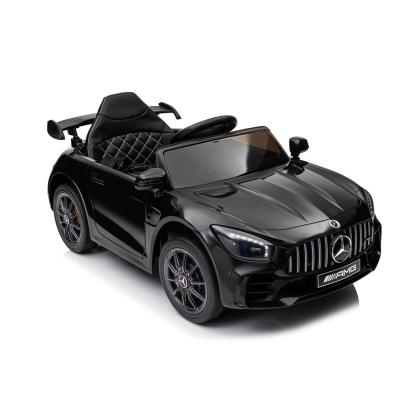 Mercedes AMG GTR elbil, 2 x 12V, sort