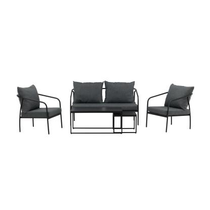 Venture Design Sopot sofasæt, sort/grå