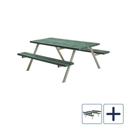 PLUS Alpha bord/bænkesæt, ReTex, grøn