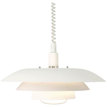Aneta Epsilon pendel med hejs, Ø45 cm, hvid