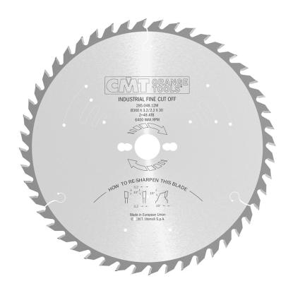 CMT rundsavsklinge til træ, Z48 UW, Ø300 x 3,2 x 30 mm