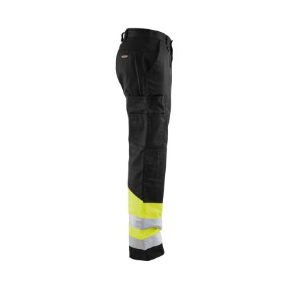 Blåkläder 1564 high vis buks, sort/hi-vis gul
