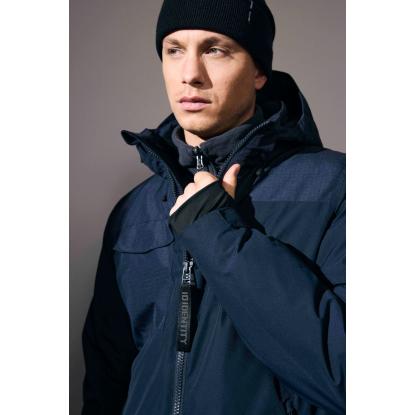 ID 0842 Hooded vinterjakke, navy
