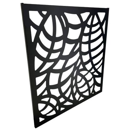 Superroof Smart Fence Leaf modul 95, H95 cm, sort alu