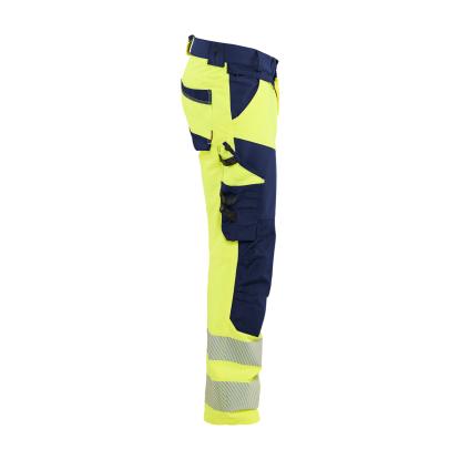 Blåkläder 1124 high vis buks 4-vejs stretch, hi-vis gul/marineblå