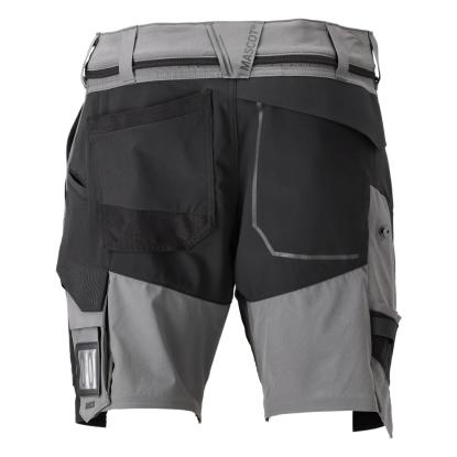 MASCOT CUSTOMIZED arbejdsshorts, stengrå/sort