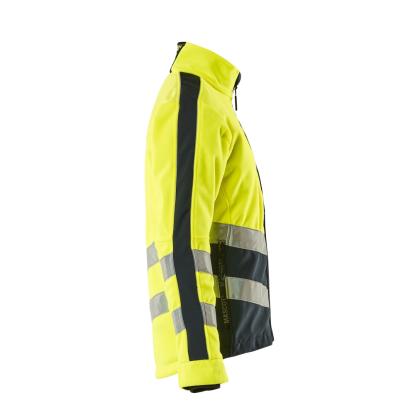 MASCOT SAFE SUPREME Sheffield fleecejakke, hi-vis gul/mørk marine