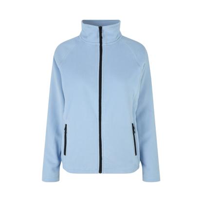ID 0805 cardigan, mikrofleece, dame, lys blå