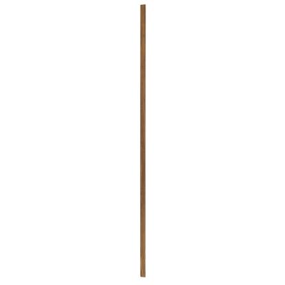 I-Wood UniPanel afslutningsliste, klar olieret, sort kerne, valnøddefiner, 17 x 55 x 2780 mm