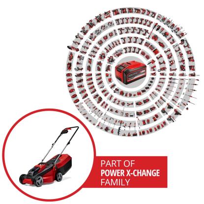 Einhell GE-CM 18/30 Li-Solo akku plæneklipper, uden batteri og lader - 150 m²