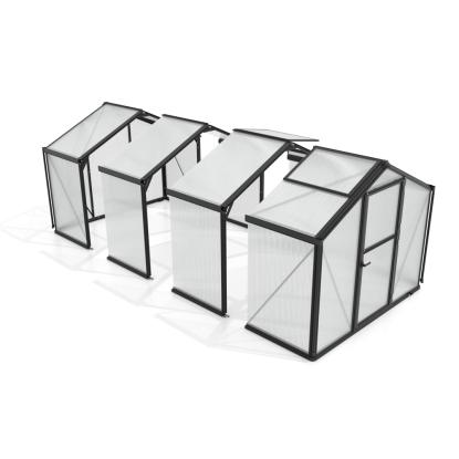 Vitavia Deimos 8500, 8,5 m², sort, 3 mm hærdet glas + 10 mm polytag