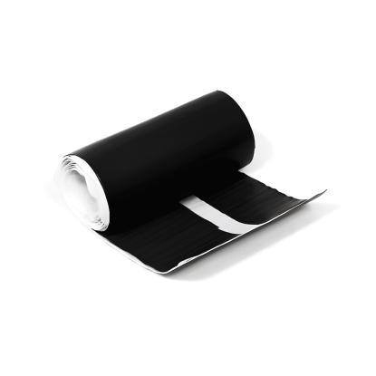 Aluflex inddækning, glat, sort, 320 mm - 5 meter