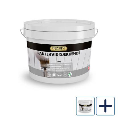Trip Trap panelhvid dækkende, hvid
