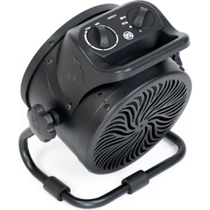 Feistos Helios 1 keramisk varmeblæser, sort, 2000W