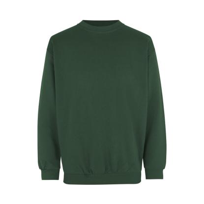 ID 0600 sweatshirt, klassisk, flaskegrøn