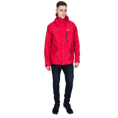 Trespass CORVO JACKET vindtæt regnjakke, herre, rød