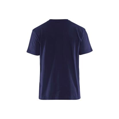 Blåkläder 3379 t-shirt, marineblå/hi-vis gul