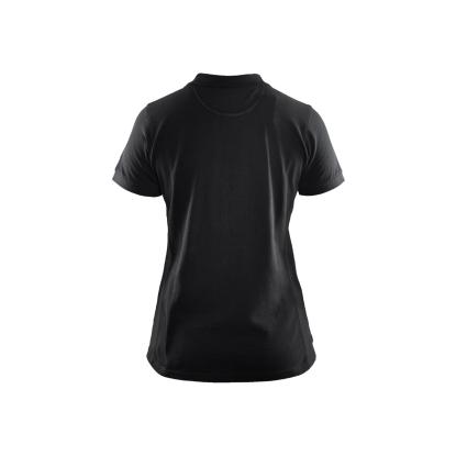 Blåkläder 3390 dame poloshirt, sort/mørk grå