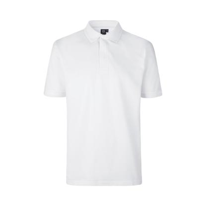 ID PRO Wear 0330 poloshirt med trykknap, hvid