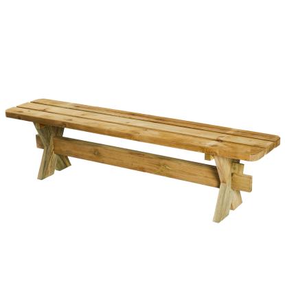 HORTUS Authentic bænk, natur/træ, 48 x 177 x 38 cm