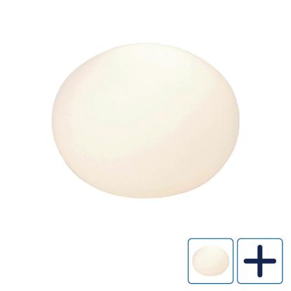 Aneta Globus bordlampe, opal