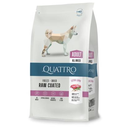 Quattro All Breed Adult hundefoder med lam & ris - 12 kg