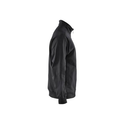 Blåkläder 3349 sweatshirt full zip, sort