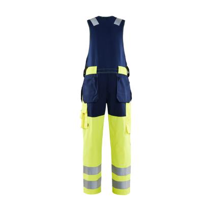 Blåkläder 2653 high vis helbuks, hi-vis gul/marineblå