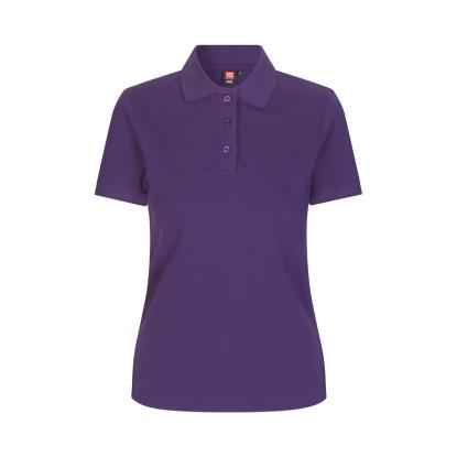 ID 0527 poloshirt med stretch, dame, lilla