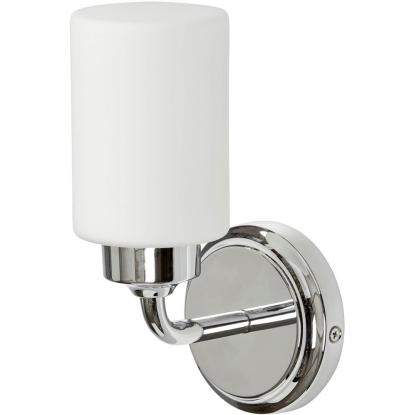 Armaturhantverk Boda væglampe, IP44, H22 cm, krom