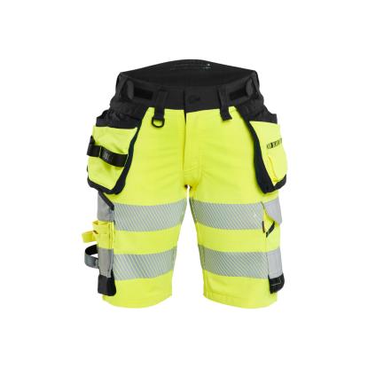 Blåkläder 7020 dame high vis shorts 4-vejs stretch, hi-vis gul/sort