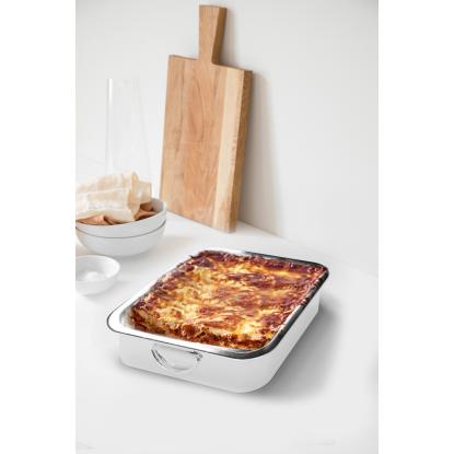 Steel-Function lasagne fad, rustfrit stål, 36 x 27 x 5,5 cm