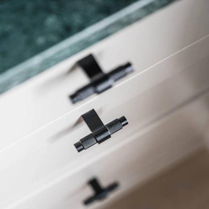 Beslag Design Pitch knop, mat sort