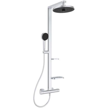 Ideal Standard Alu+ brusesystem med termostatfunktion, vandbesparende, sølv