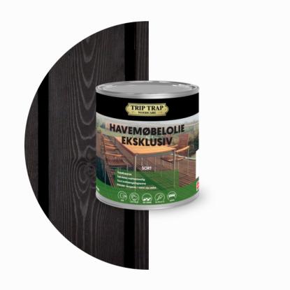 Trip Trap havemøbelolie eksklusiv, sort - 750 ml