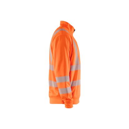 Blåkläder 3564 high vis sweatshirt half zip, hi-vis orange