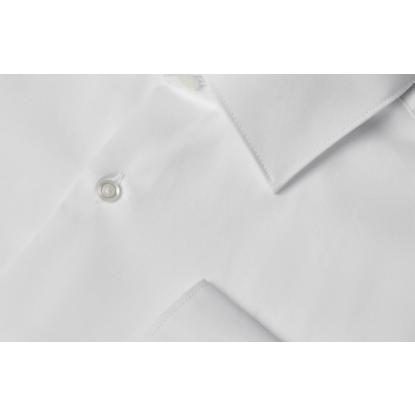 Seven Seas SS402 Poplin skjorte, slim, hvid