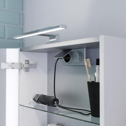 Scanbad Libra LED lampe til spejl, 30 cm, krom