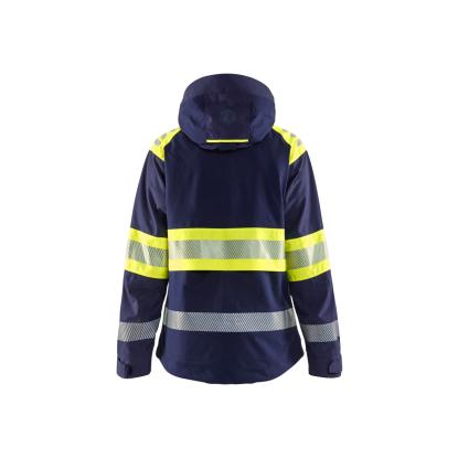 Blåkläder 4430 dame high vis skaljakke, marineblå/hi-vis gul